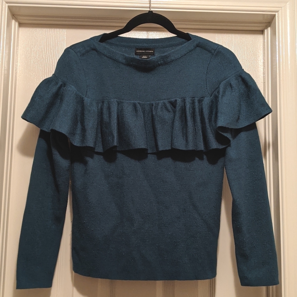 Adrienne Vittadini Ruffle sweater